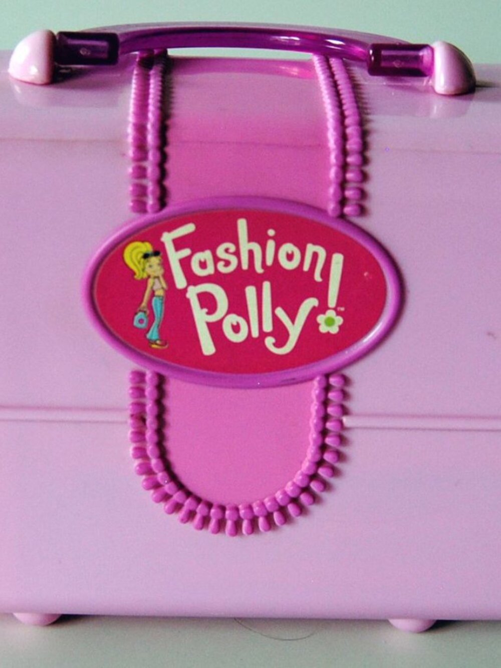 Vintage Fashion Polly Pocket "Super Stylin' Pink Bedroom Fashion Purse - Picture 6 of 8